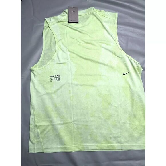 Nike Dri-FIT ADV Run Division Running Tank Top Yellow DX0928-113 Mens Large NEW - Picture 5 of 10